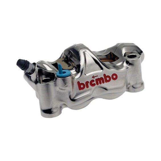 GP4-RX Monoblock radial brake caliper set. Nickel