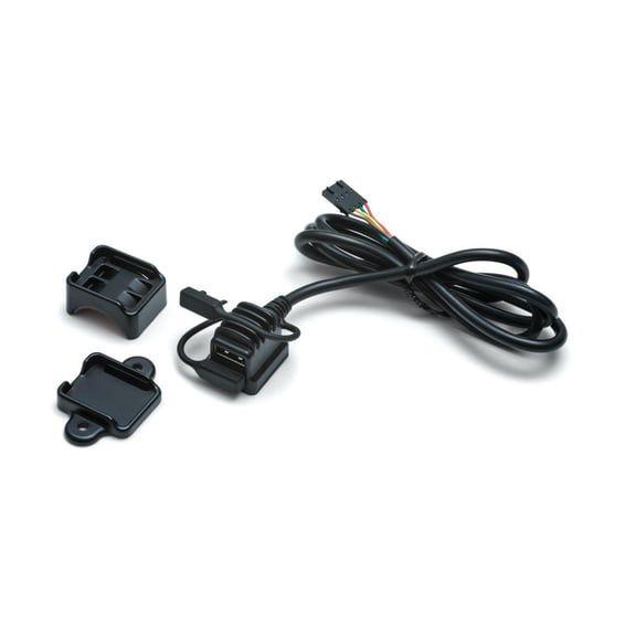 Handlebar USB charger / power point. Black