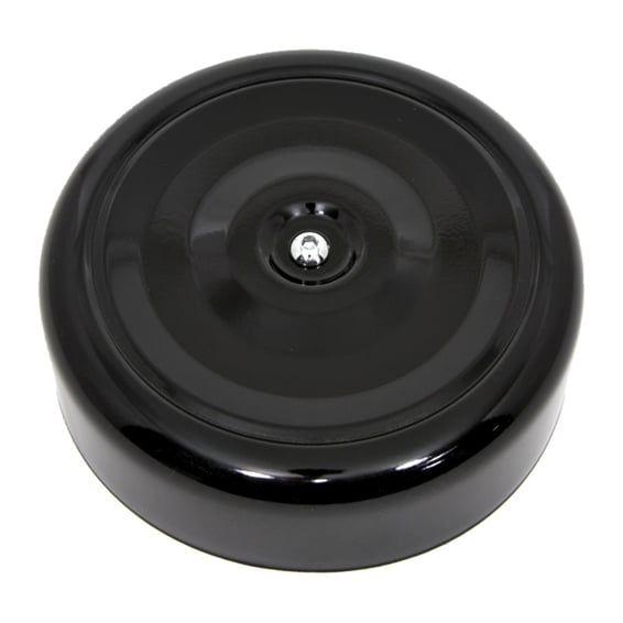 Air cleaner cover, Bobber style. 7" diameter. Black