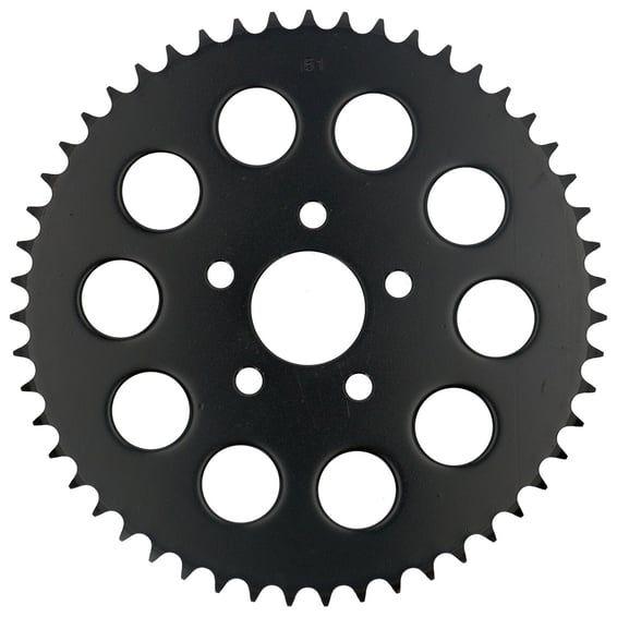 Chain conversion rear sprocket 51t. Black