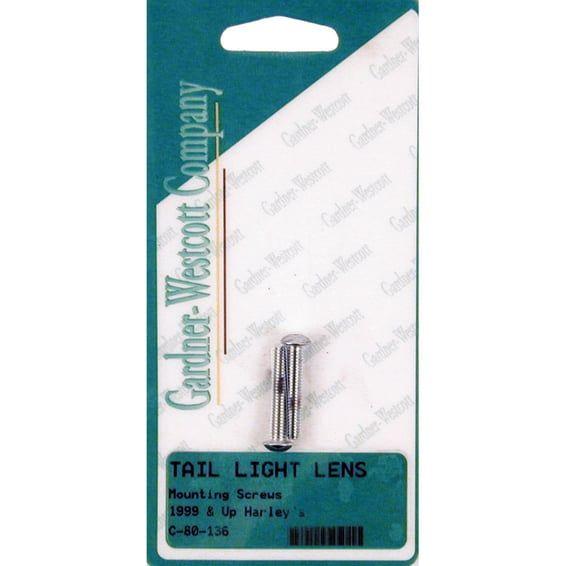 GW, taillight lens mount kit. Button head. Chrome