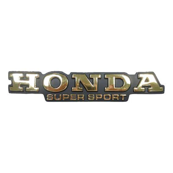 Honda fuel tank emblem, gold