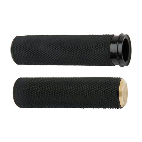 Knurled fusion grips, brass