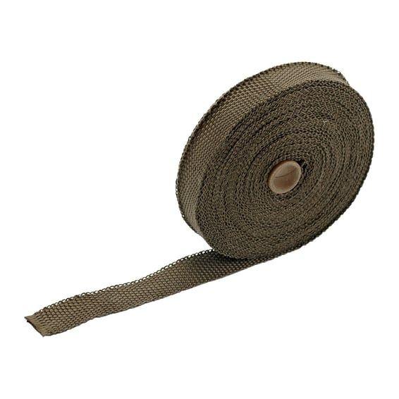 Exhaust insulating wrap. 1" wide copper