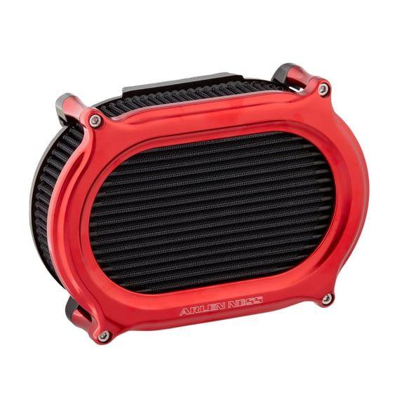 Stage II Oval Upgrade air cleaner kit. Red