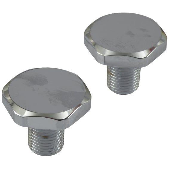41mm fork tube cap bolts. Chrome