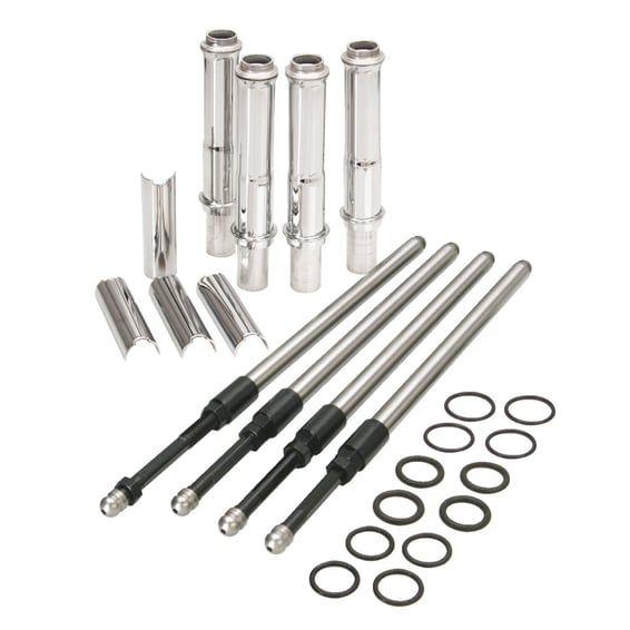 M8 Quickee pushrod & cover kit. Chrome