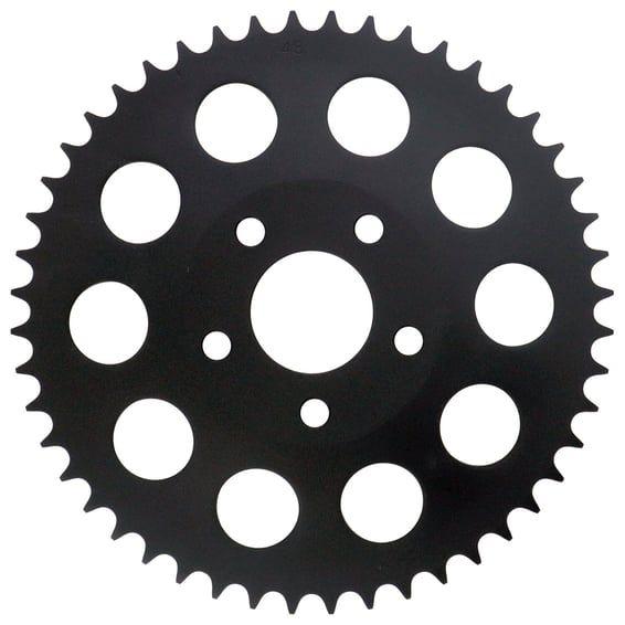 Rear sprocket, black. 48t