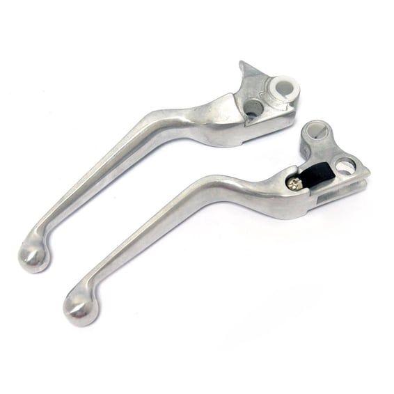 Handlebar lever set, polished