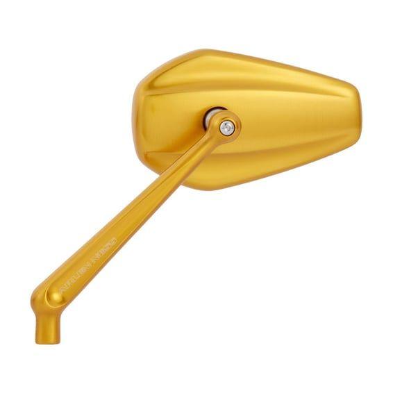 Mini stocker billet mirror left gold