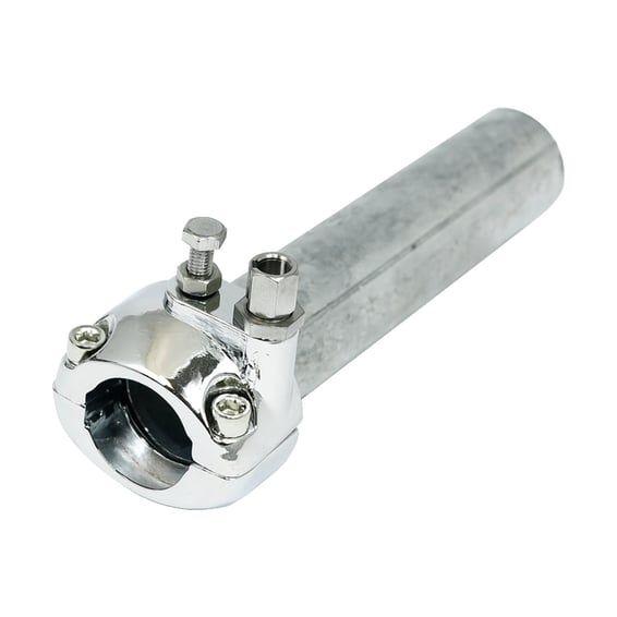 Universal metal throttle grip 1" handlebars, chrome