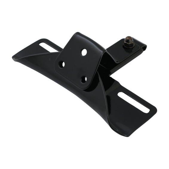 License plate bracket OEM style, 3-hole. Black