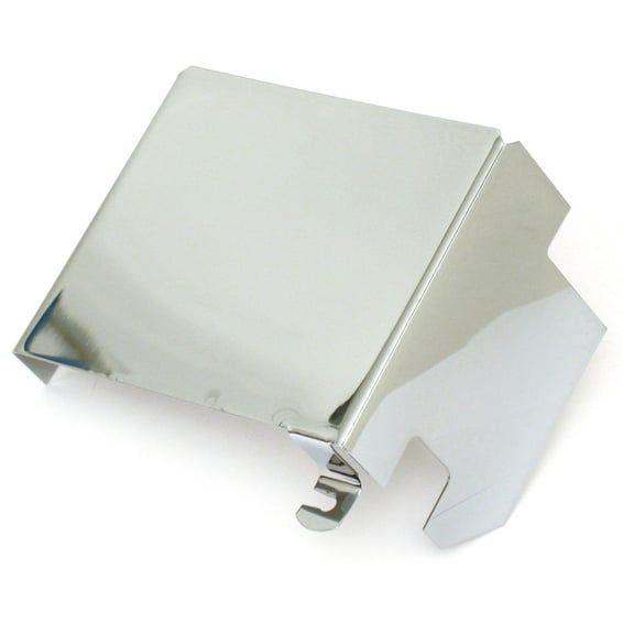 Battery side cover. Chrome. smooth