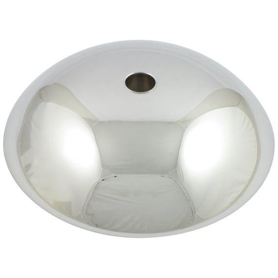 Front hub cap 8". Chrome
