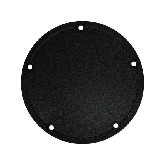 Derby cover, OEM style Domed. Black wrinkle