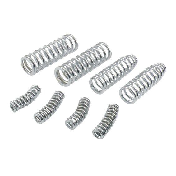 Replacement 8-spring set for early Springer forks. Chrome