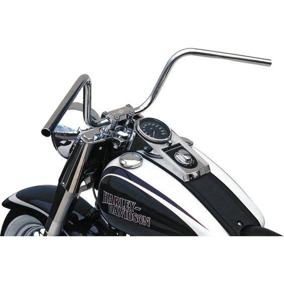1" Apehanger handlebar. Chrome 10" rise ABE