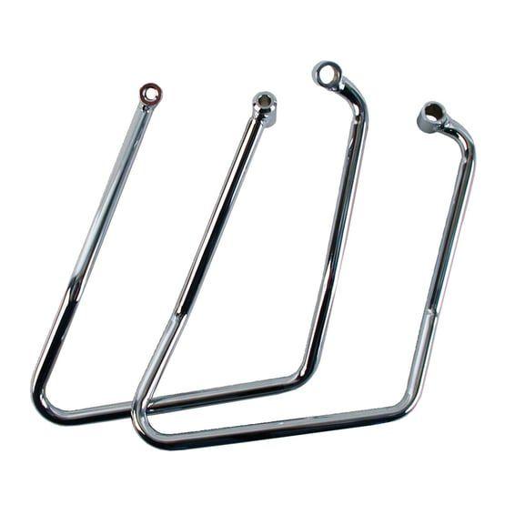 Saddlebag support kit. Chrome