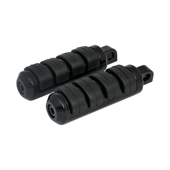Comfort foot pegs. Small diameter. Black