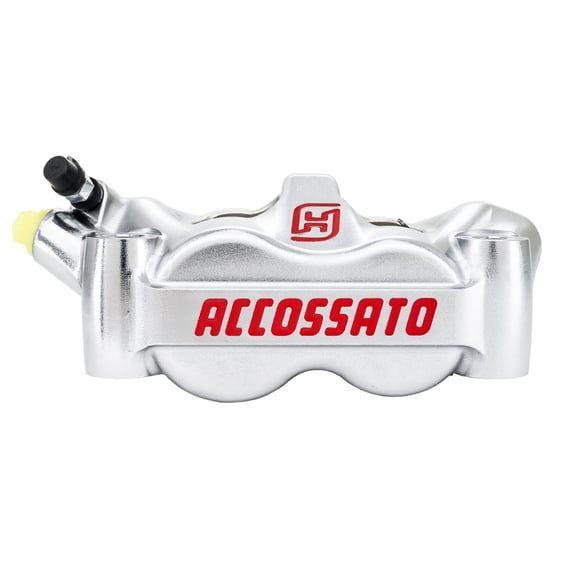 100mm Monoblock radial brake caliper left. Silver