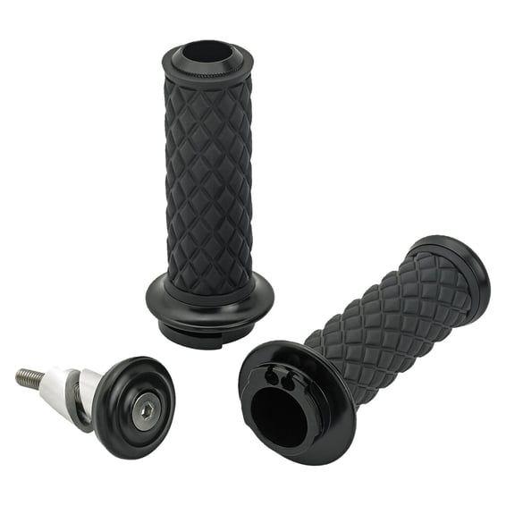 Alumicore grips. Black