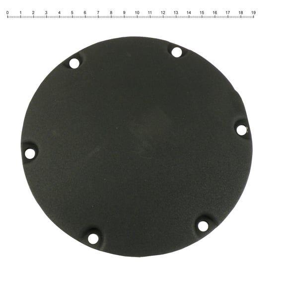 Derby cover, OEM style Domed. Matte black