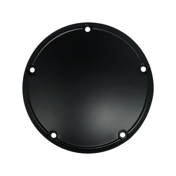 Derby cover, OEM style Domed. Matte black