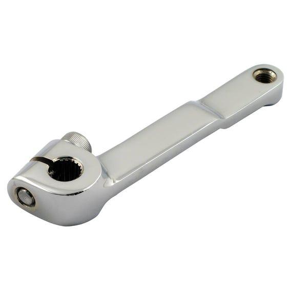 Shifter arm, on transmission. Chrome