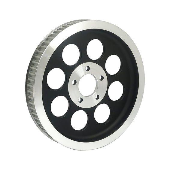 Reproduction OEM style wheel pulley 70t, 1-1/2" belt. Black