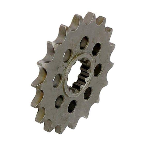 steel front sprocket. 18 teeth
