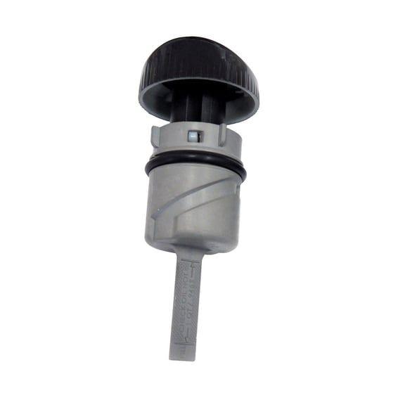 Oil tank fill plug, with dipstick. Black