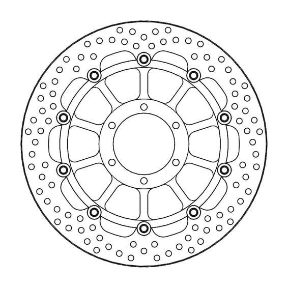 Halo series floating brake rotor