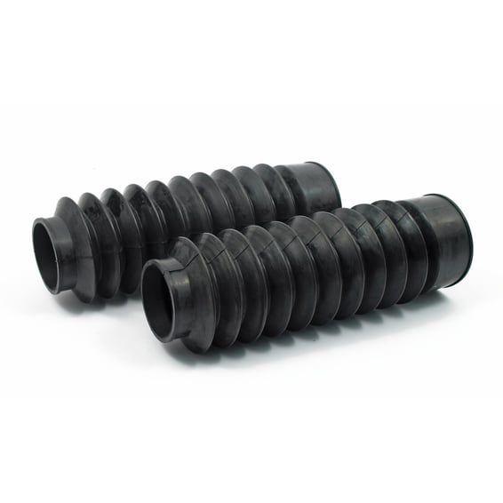 Bobber boots 49mm tubes. Black
