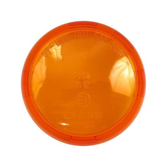 Turn signal lens bullet amber