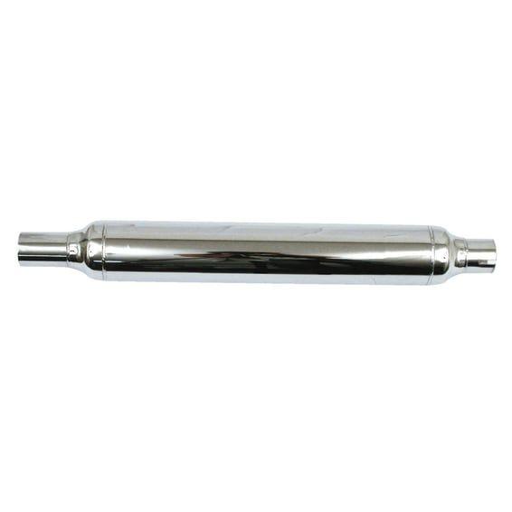 58-E78 OEM style Cigar type muffler 25" long chrome