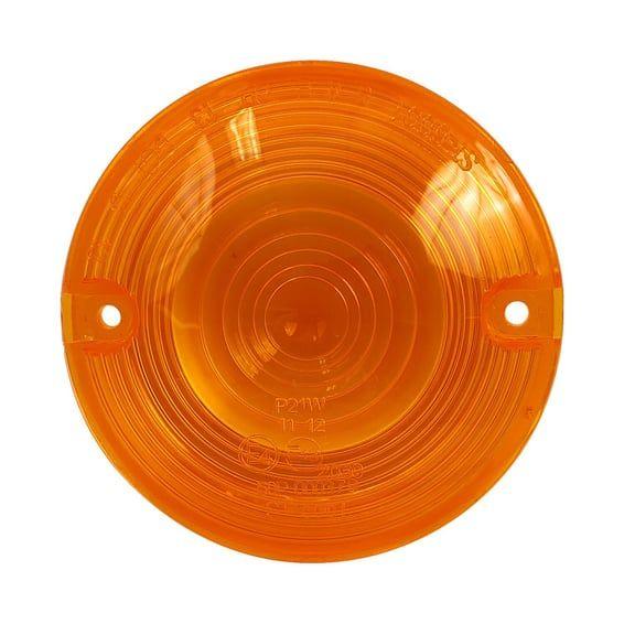 Replacement turn signal lens. flat lens. Amber