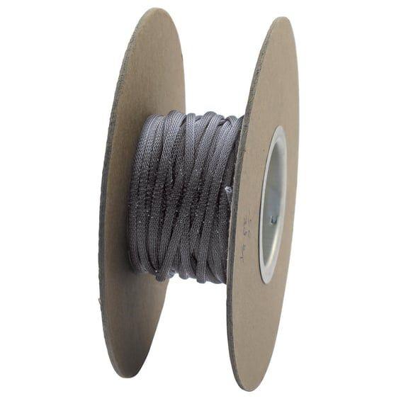 NAMZ, braided flex sleeving. Black, 1/8" (3.2mm) ID