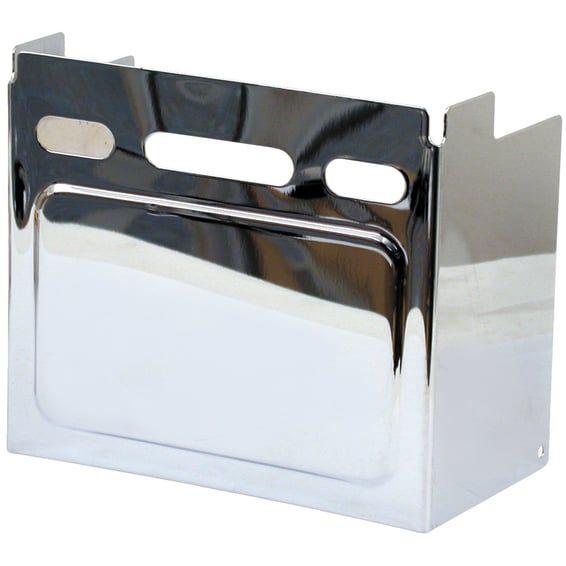 Battery side cover. Chrome