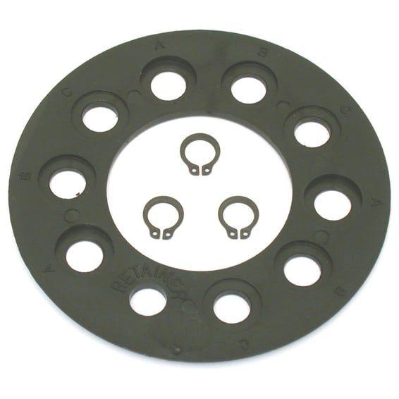 Clutch basket retainer. adjustable