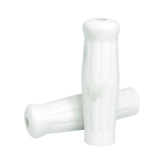 Vintage style 1" grips white