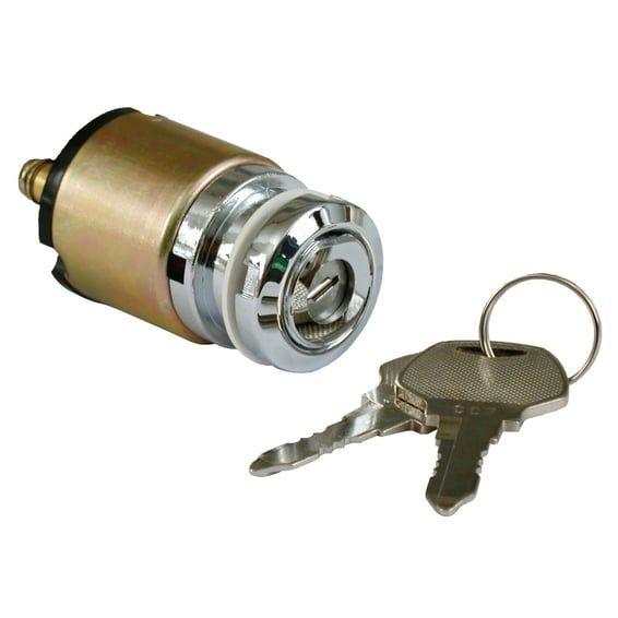 FX style ignition switch 'thin', flat key. Chrome