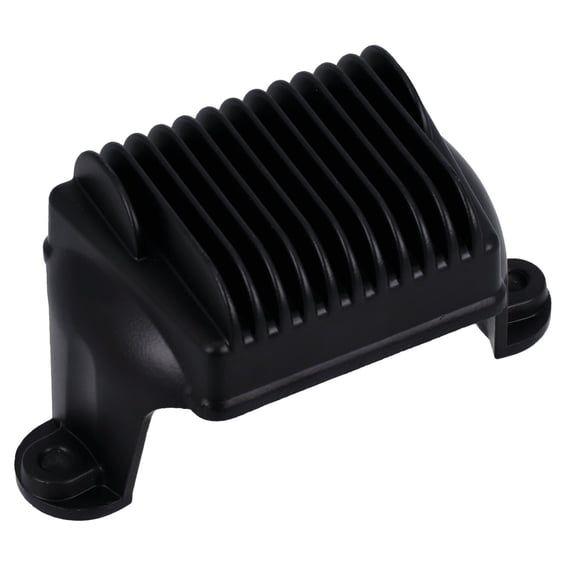 voltage regulator/rectifier. Black