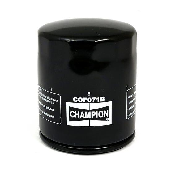 spin-on oil filter. Black