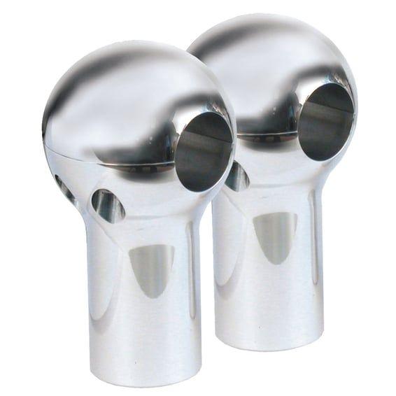 CPC, round top 3" riser set. Polished