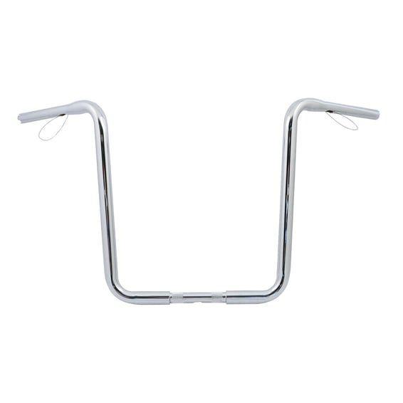 1-1/4" Apehanger wide body, 19" rise, chrome