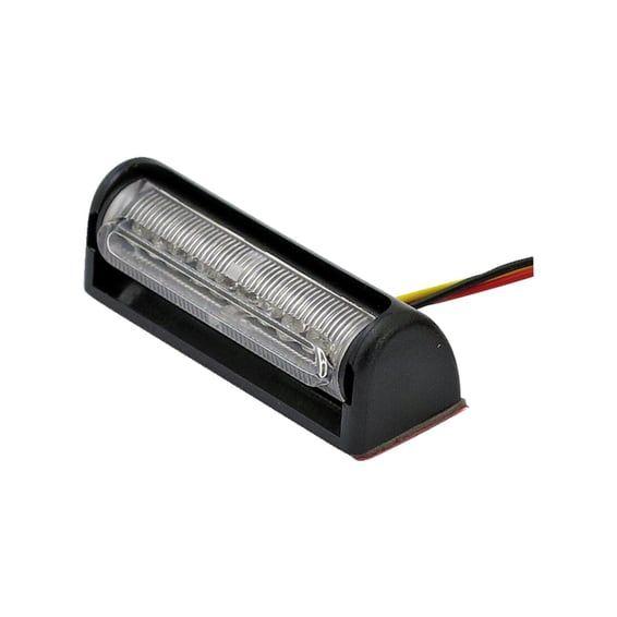 Multiflex LED taillight. Black. Clear lens