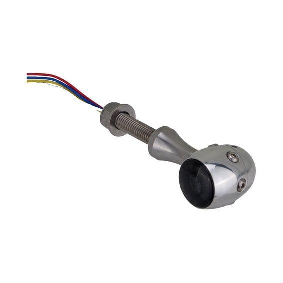 HKC, Retro LED taillight/turn signal combo. Polished alu
