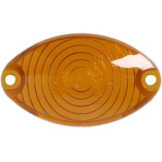 Replacement turn signal lens, cateye. dark amber