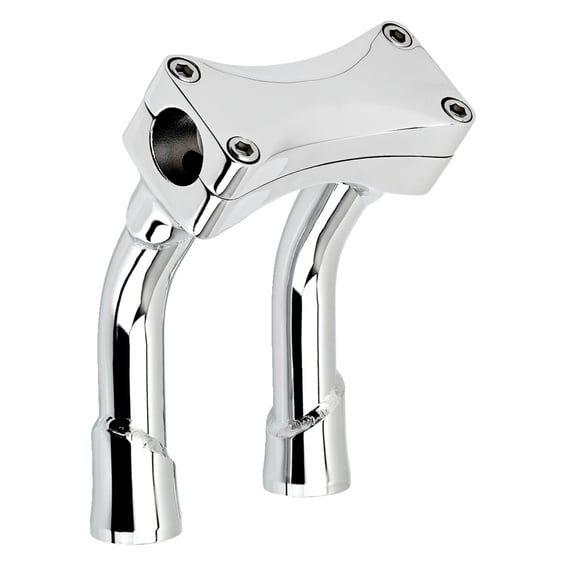 Murdock pullback O/S risers 6" chrome