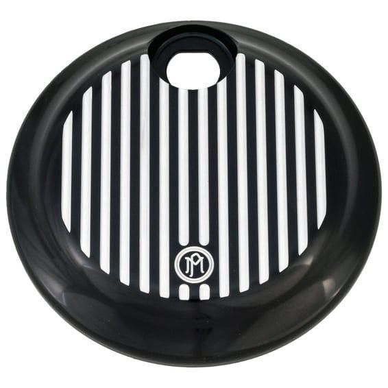 PM, 'Grill' Touring fuel tank door cover. Contrast Cut